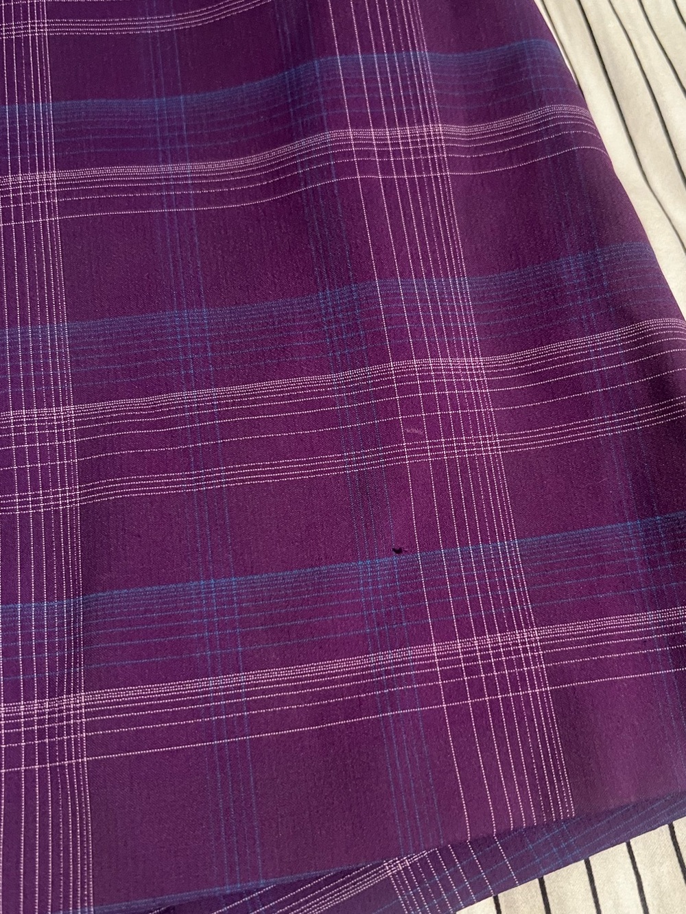 Nike Golf Dri-FIT Purple Plaid Athletic Skirt, Size 6 - Picture 7 of 10